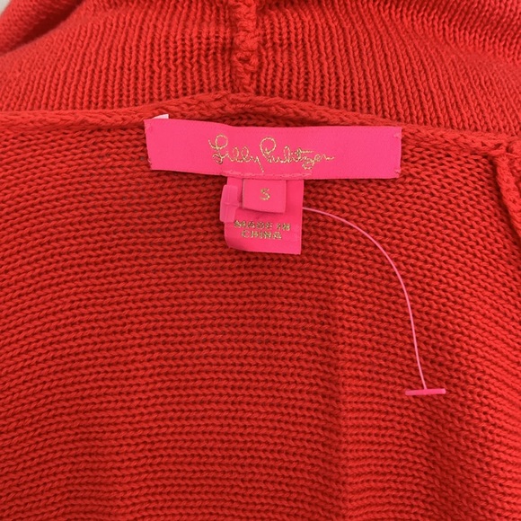 Lilly Pulitzer Tatum Cardigan in Picante Coral Orange - Picture 6 of 12